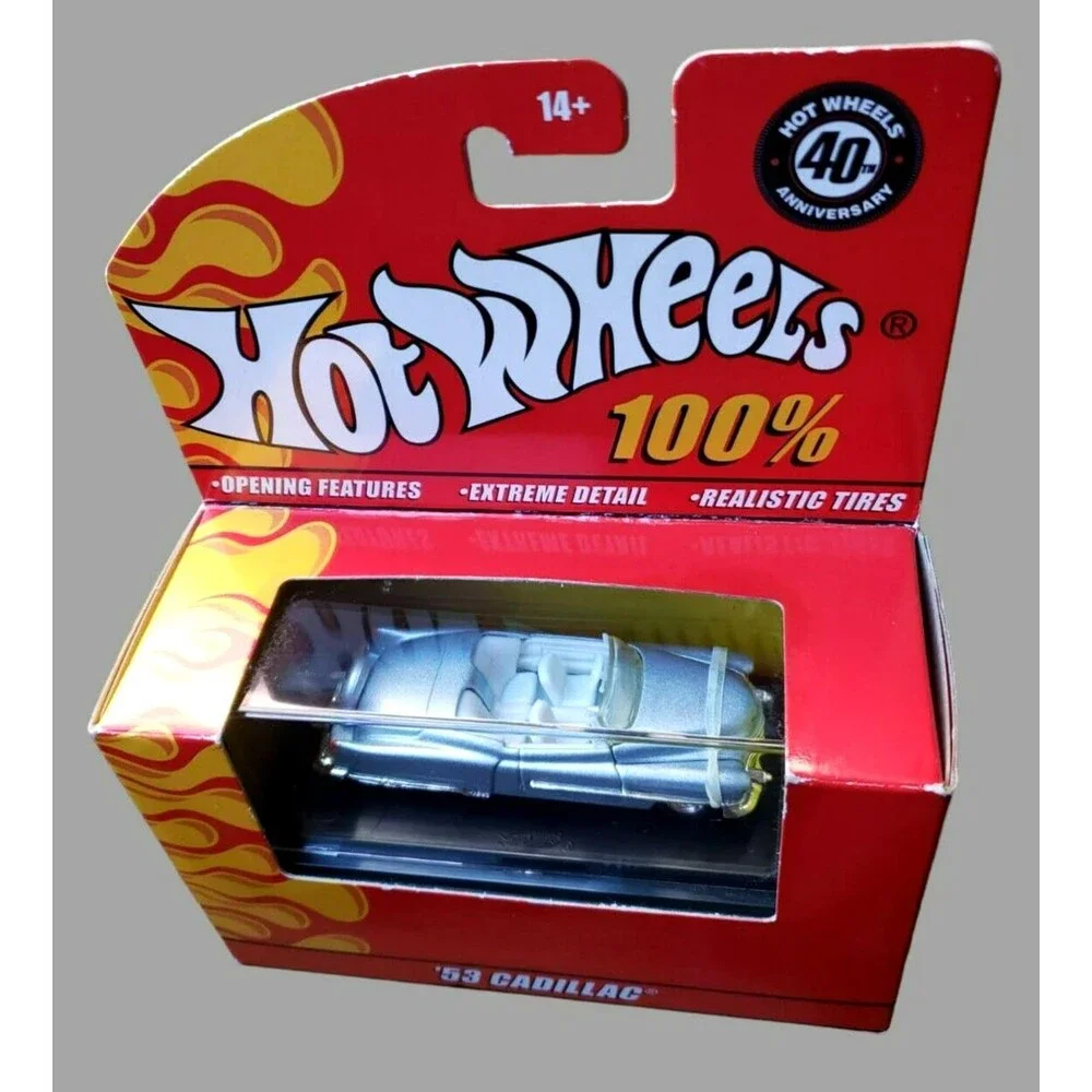 2008 100% Hot Wheels '53 CADILLAC ELDORADO CONVERTIBLE Silver 40Th. Anniversary